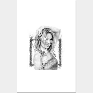 Kylie Minogue 2016 - Pop Princess! (black/white) Posters and Art